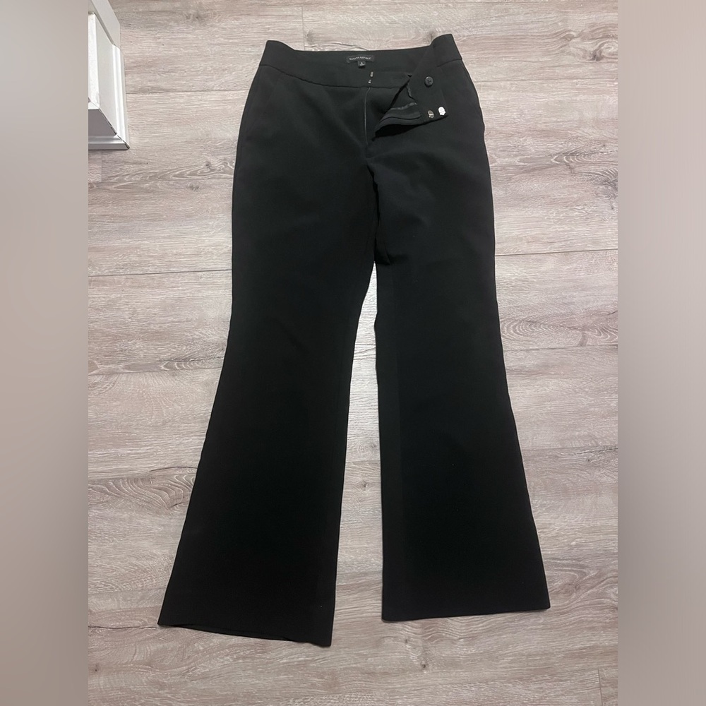 Banana Republic Classic Flared Black Pants
